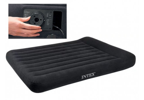 64150 Матрас Intex 152х203х25см с встр.насосом